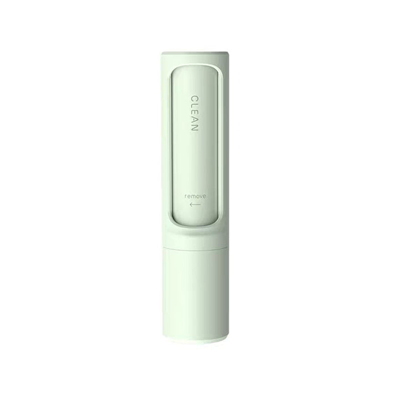 Reusable self-cleaning pet hair remover roller lint brush in Green