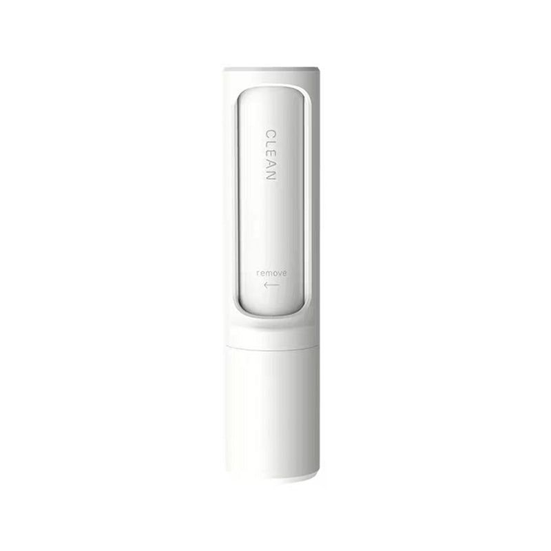 Reusable self-cleaning pet hair remover roller lint brush in White