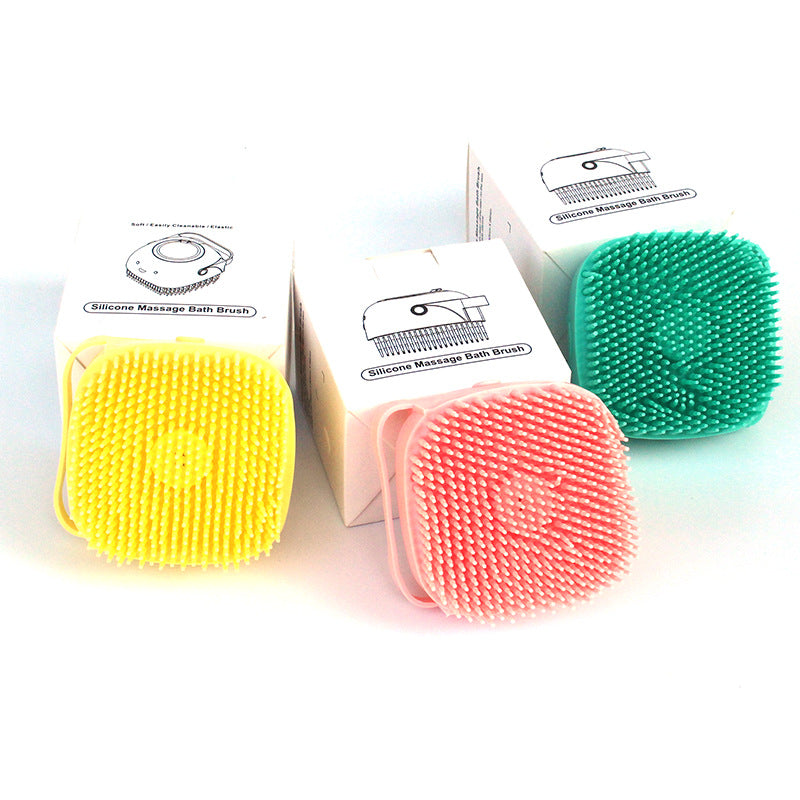 Silicone pet grooming gloves bath massage brush — view 3