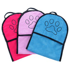 Microfiber pet bath towel quick-dry drying robe