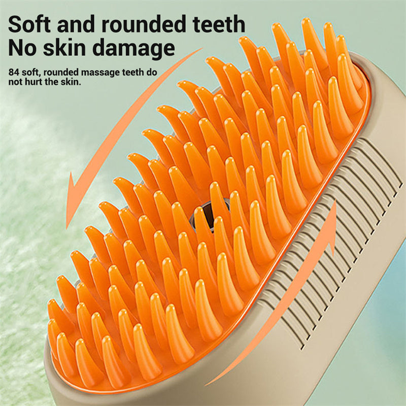 Electric steam cat grooming brush 3-in-1 — view 4