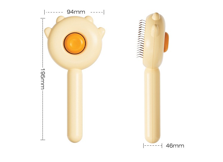 Pet deshedding comb undercoat hair removal scratcher — view 8