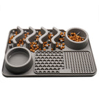 Silicone dog lick mat slow feeder anxiety relief — view 12