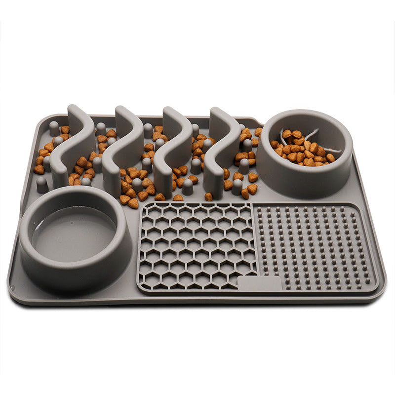 Silicone dog lick mat slow feeder anxiety relief — view 12