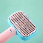 Stainless steel dematting comb open-knot grooming brush — view 3