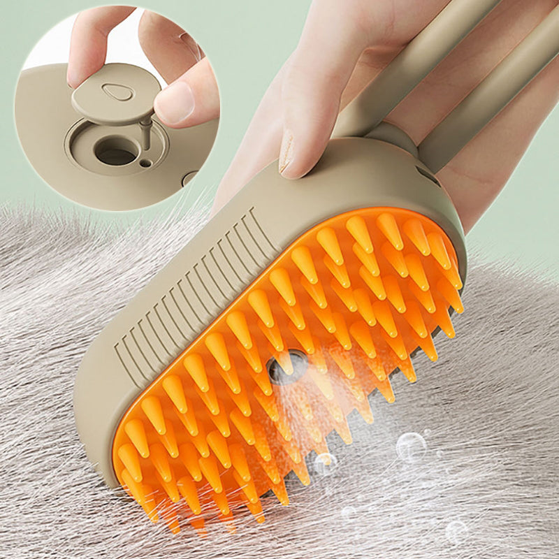 Electric steam cat grooming brush 3-in-1 — view 3