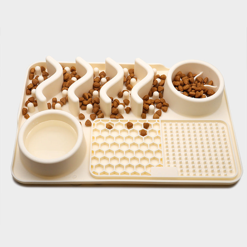 Silicone dog lick mat slow feeder anxiety relief in Small