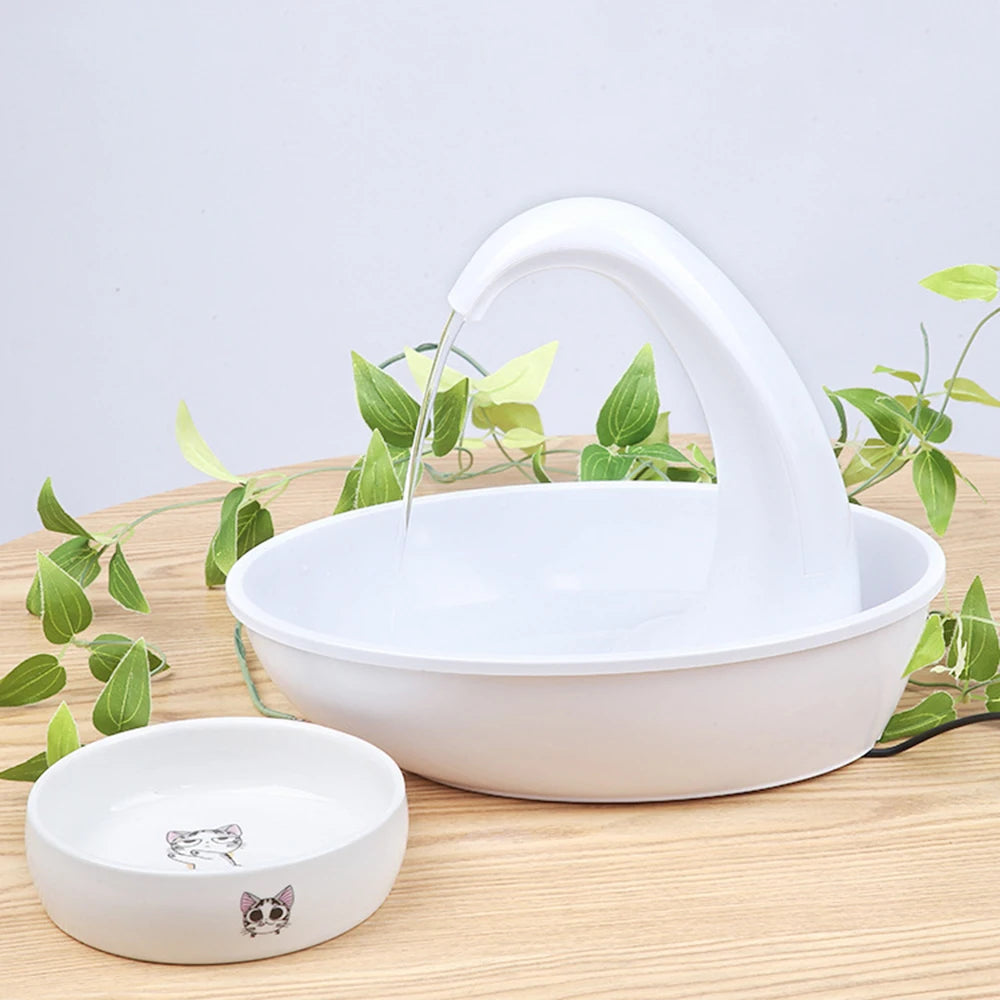 Pet water fountain fresh flowing dispenser — view 5