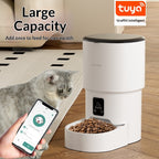 Automatic pet feeder with timer and Wi-Fi control — view 2