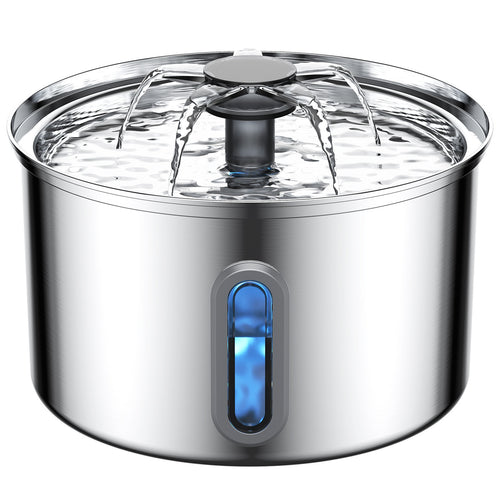 3L stainless steel pet water fountain in Standard