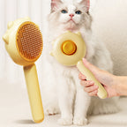 Pet deshedding comb undercoat hair removal scratcher — view 2