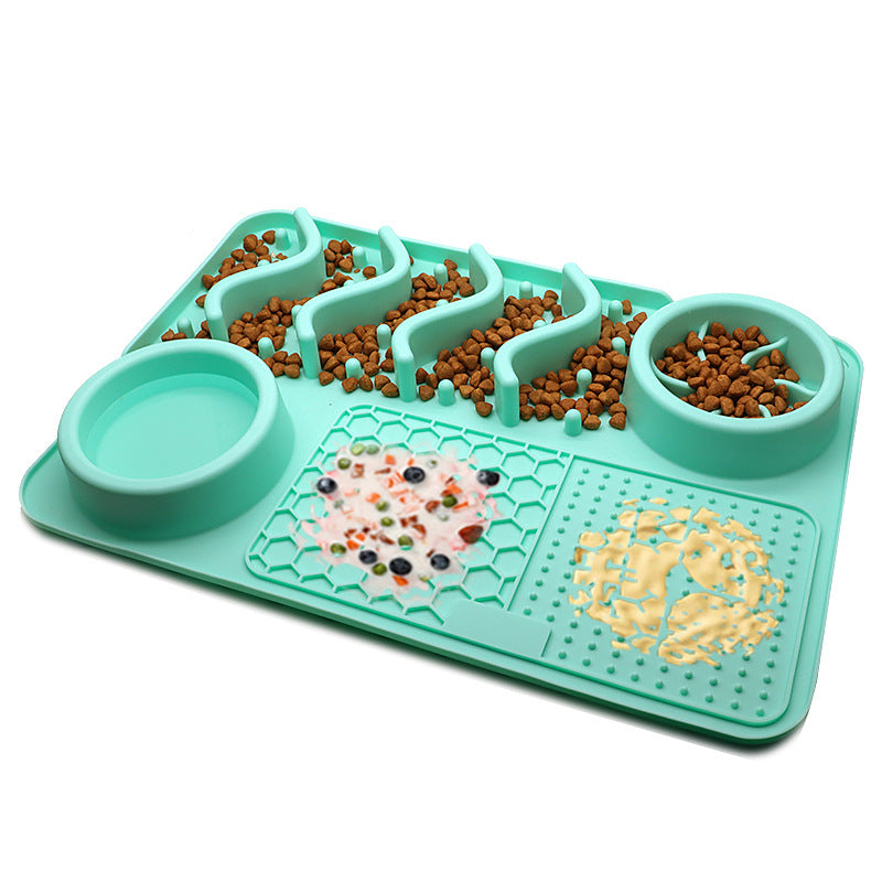 Silicone dog lick mat slow feeder anxiety relief — view 5