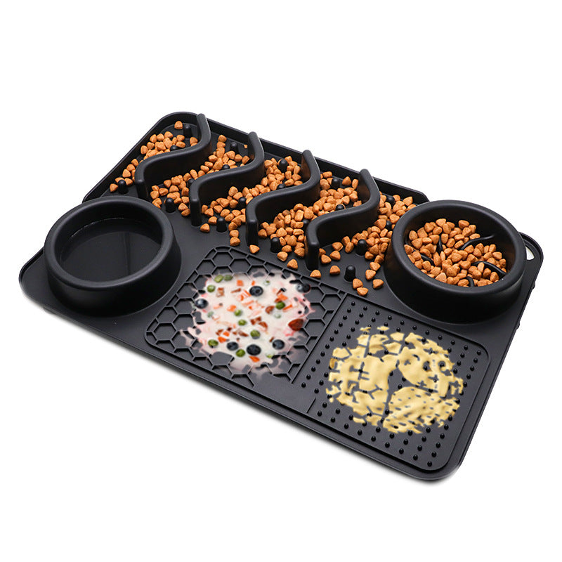 Silicone dog lick mat slow feeder anxiety relief — view 4
