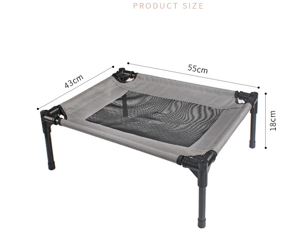 Elevated Oxford cloth raised pet bed trampoline cot — view 6