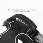 No-pull reflective breathable dog harness safety vest — view 5