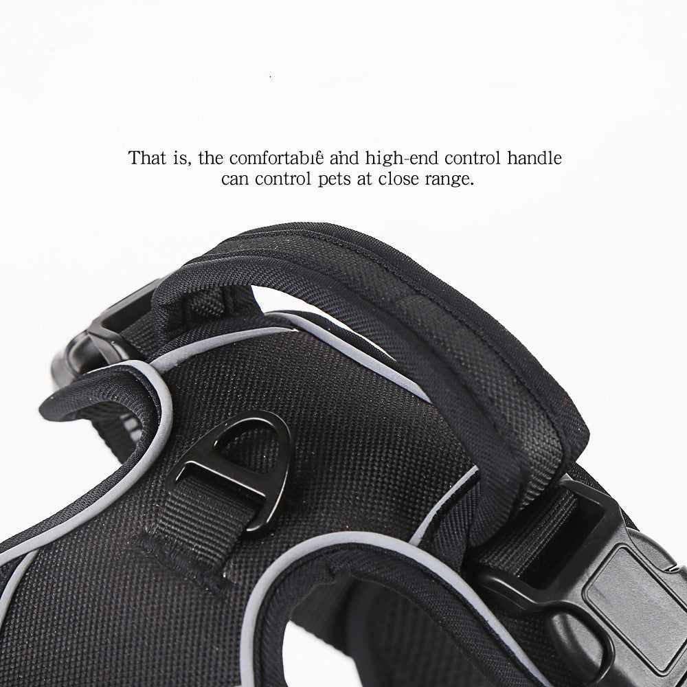 No-pull reflective breathable dog harness safety vest — view 5