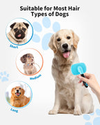 Pet deshedding grooming brush undercoat remover — view 2